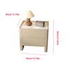SENBAILU Bedside Table Bedside Table Solid Wood Shelf Modern Minimalist High-end Home Bedroom Bed Side Tables Bedroom view 2