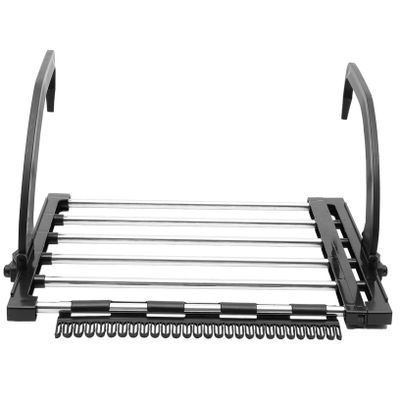 GLEAVI Retractable Clothes Drying Rack Small 42-73cm for Balcony Railings