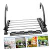 GLEAVI Retractable Clothes Drying Rack Small 42-73cm for Balcony Railings view 4