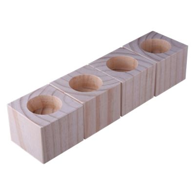 Aikimfuly Heavy Duty Sofa Risers Wood Furniture Raisers Support Up to 500kg Bed Support Risers 4 Pcs Table Lifts, Increased Device( 4.2cm-Increase Height 5cm)