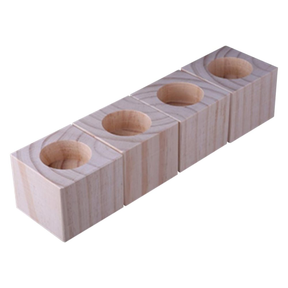 Aikimfuly Heavy Duty Sofa Risers Wood Furniture Raisers Support Up to 500kg Bed Support Risers 4 Pcs Table Lifts, Increased Device( 4.2cm-Increase Height 5cm)