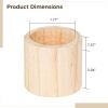 byepica 4-Pack Furniture Risers with Wood Grain Finish, 3 Height Round Bed Lifts, Sofa, Table, and Chair Leg Elevators, Heavy Duty Support for Home and Office Furniture view 3