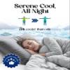 SLEEPHORIA Cooling Pillow Cases - BreezeWeave King Size Set of 2 Pillowcases for Hot Sleepers & Cool, Deep Rest - Cloud Soft, Silky Smooth, Ultra Durable, Easy Care, Hidden Zipper (Dark Grey) view 2