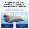 SLEEPHORIA Cooling Pillow Cases - BreezeWeave King Size Set of 2 Pillowcases for Hot Sleepers & Cool, Deep Rest - Cloud Soft, Silky Smooth, Ultra Durable, Easy Care, Hidden Zipper (Dark Grey) view 3