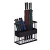 HGIYA Umbrella Stands,Metal Umbrella Stand,Indoor Entryway Hallway Umbrella Basket Rack for Storage Walkistick Canes,Modern Rectangle Organizer Shelf view 1