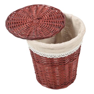 Alipis Rustic Woven Basket Laundry Organization and Storage Boys and Girls Clothes Hamper Woven Storage Boxes