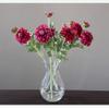 Urier Artificial Dahlias,Silk Flowers with Stems,Winter Flowers Artificial for Decoration,Long Stem Artificial Flowers for Tall Vase,Wedding Party Decor Spring Decorations for Home (6, Purple) view 3