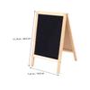 ARTIBETTER Wooden Small Blackboard Sign Dual-Sided Mini Chalkboard for Home Office Events view 2