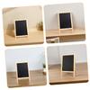 ARTIBETTER Wooden Small Blackboard Sign Dual-Sided Mini Chalkboard for Home Office Events view 3
