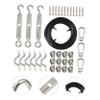 String Light Hanging Kit Xmas Halloween with Hooks and Turnbuckle view 2