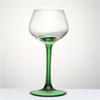 Champagne Flutes Glass Green Stemmed Champagne Glasses, 2 Pcs Crystal Glass Flutes Glasses 4.73 oz Capacity Elegantly for Old Friends to Get Together Flute Glasses view 3
