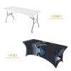 DRTGEDS Orca Killer Whale Print 1 Pack Rectangle Tablecloth,30x72 Inch,Polyester Table Cloth, for Kitchen,Wedding,Party,Holiday view 4