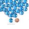10 lb Light Blue Glass Beads for Vases, 1000 Pcs Glass Pebbles, Flat Marbles Stones for Vase, Aquarium, Candle, Crafts, Centerpieces and Wedding Decoration view 2