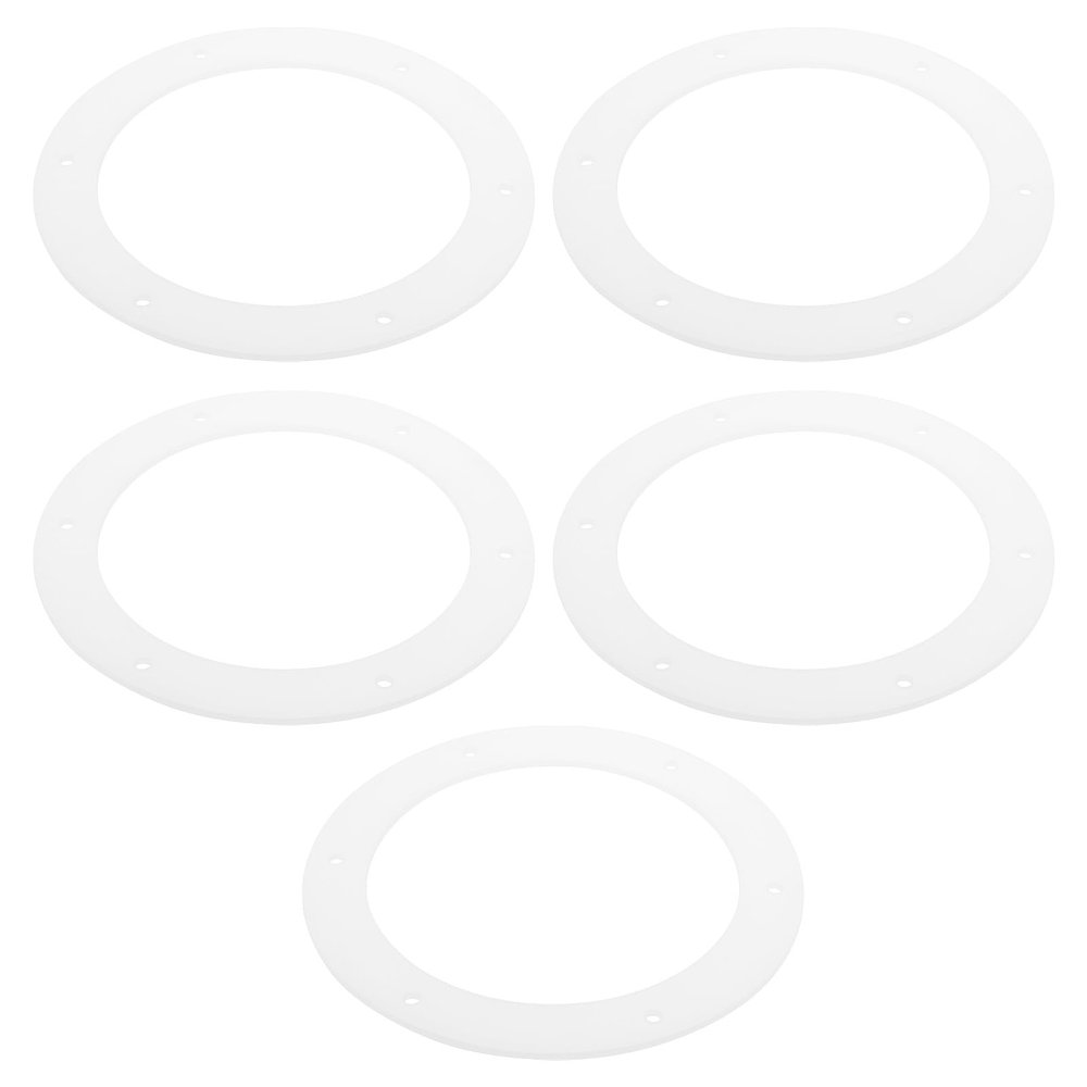 Be In Your Mind 5Pcs 6" Pellet Stove ?Exhaust Blower Gasket 812-4710 Compatible with Quadrafire Compatible with Heatilator 152.4x114x3mm White
