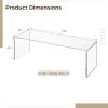 LUMINFLY 4 Pcs Acrylic Display Risers For Collectibles, Pastries, And Decor, Transparent Stands For Weddings And Events, 12 In Design view 4