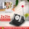 2x2in Square Fridge Magnets Badge Maker Machine Magnet Making Machine Square 50x50mm DIY Photo Refrigerator Sticker Magnet Press Machine+Paper Cutter+100pcs Materials,Machine+100pcs(Acrylic) view 3