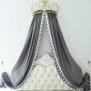 Golden Crown Princess Bed iffon Metal Crown Mosquito Net with,Cute Decorative Yarn Bed Curtains Drapery Play Tent-s(A 1.2M Bed) view 1