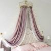 Golden Crown Princess Bed iffon Metal Crown Mosquito Net with,Cute Decorative Yarn Bed Curtains Drapery Play Tent-s(A 1.2M Bed) view 2
