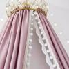 Golden Crown Princess Bed iffon Metal Crown Mosquito Net with,Cute Decorative Yarn Bed Curtains Drapery Play Tent-s(A 1.2M Bed) view 3