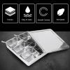 NDNCZDHC Stainless Steel Seasoning Box, 6 Pieces Detachable Seasoning Rack Pots, Seasoning Box with Covers and Spoons, Condiment Jars view 4