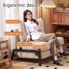 3 in 1 Convertible Sofa Bed with Sponge Mattress Loveseat Sleeper Sofa Couch Bed Corduroy Fabric Pull Out Couch Bed for Living Room, Bedroom, Small Space(Yellow,187 * 65 * 26cm) view 4