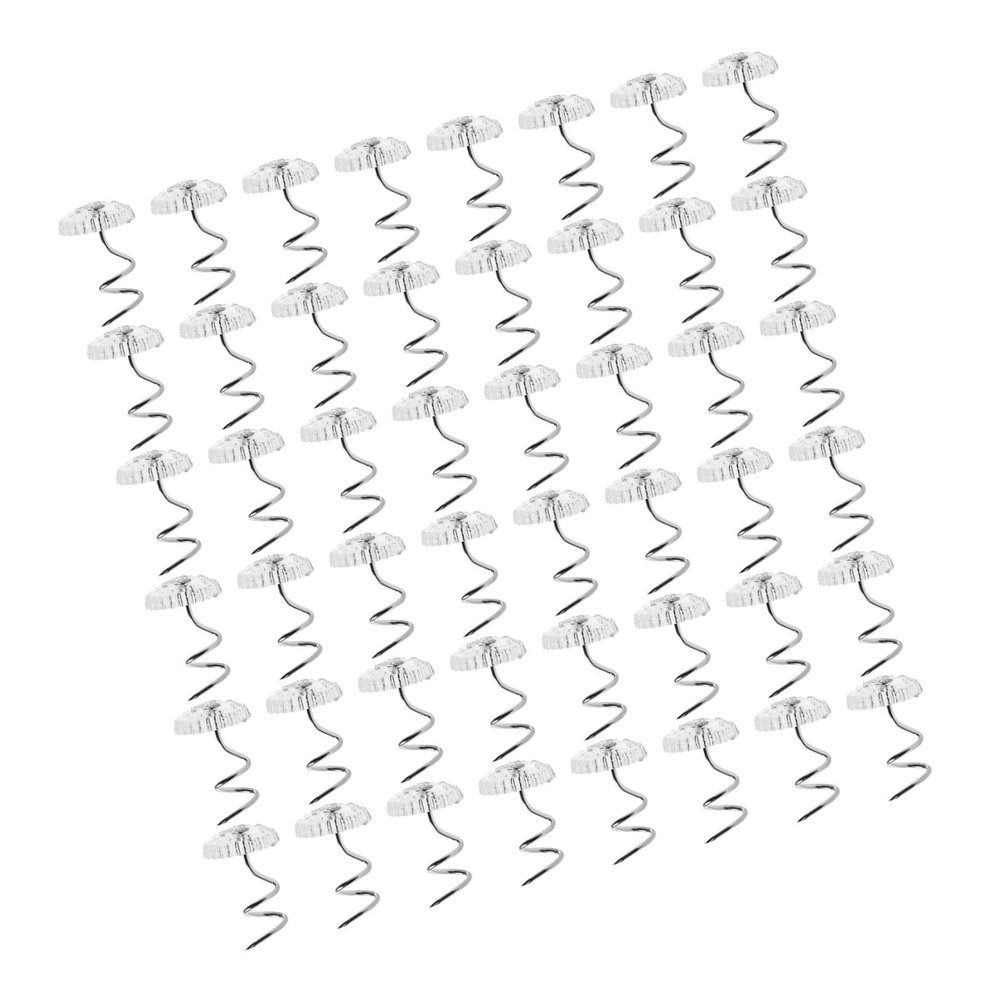 BESPORTBLE 40 Pcs Twist Pins for Bedskirt - Clear Screw Nail Clips to Secure Slipcovers - Couch Chair and Furniture Ideal for Home Dcor and Blanket Fixing