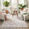 Rugs.com - Kamala Washable Rug 4' 1 x 6' 1 Rose Pink Washable Rug Stain-Resistant Area Rug for Living Rooms and Bedrooms view 3