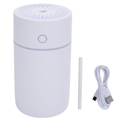 Humidifier USB Powered Compact Portable Cool Mist Humidifier with Colorful Lights Auto Shut Off for Home Office Car ABS Material 250ml Water Tank