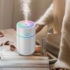 Humidifier USB Powered Compact Portable Cool Mist Humidifier with Colorful Lights Auto Shut Off for Home Office Car ABS Material 250ml Water Tank view 4