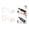 6PCS Modern Iron Wine Stand Bottle Display Stand Wine Holder Iron Single Bottle Holder Wine Fan view 2