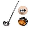 GLigeT Soup Ladle 27 * 7cm Stainless Steel Thicken Long Handle Soup Ladle Barb Hanging Home Restaurant Kitchen Cooking Tool Bowl ladle view 3