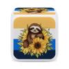 DWTJKMS Cartoon Sloth Sitting on Sunflower Digital Alarm Clock for Bedroom Color Changing Night Lights Nap Timer for Desk, Living Room, Bedroom,Bedside Clock view 4