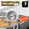 Candy/Deep Fry Oil Thermometer for Frying with 12'' Probe & Pot Clip,- CookingThermometer for Frying Oil Candle Making Hot Deep Fryer (1, 12) view 2