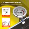 Candy/Deep Fry Oil Thermometer for Frying with 12'' Probe & Pot Clip,- CookingThermometer for Frying Oil Candle Making Hot Deep Fryer (1, 12) view 3