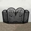 Fireplace Screen Guard, FireplacesProtection 3-Panel 4729in Simple Metal Mesh Fireplace Screen,Guard Free Standing Gate for Home Living Room Decor, B view 2
