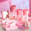 Suncalla 104 Pcs Spa Party Favor Supplies Bulk Include Face Mask Mixing Bowls Set Eye Masks Mirrors Headbands Scrunchies Cosmetic Bags Face Wash Cloths Plastic Cups for Spa Sleepover Birthday Party view 3
