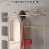 4-in-1 Multifunctional Entrance Shoe Rack with Coat Rack with Full-length Mirror, Simple And Modern Design, Entryway Coat Rack Shoe Bench for Living Room Porch Corner Corridor(60cm/24in) view 4