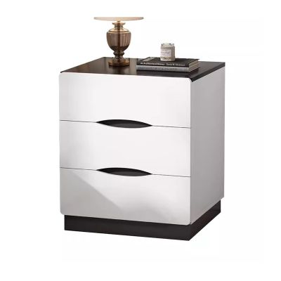 DINBOZ26X Bed Side Table Bedside Cabinet Minimalist Household Bedroom Bedside Cabinet Bed End Storage Rack Small Storage Cabinet Night Stand