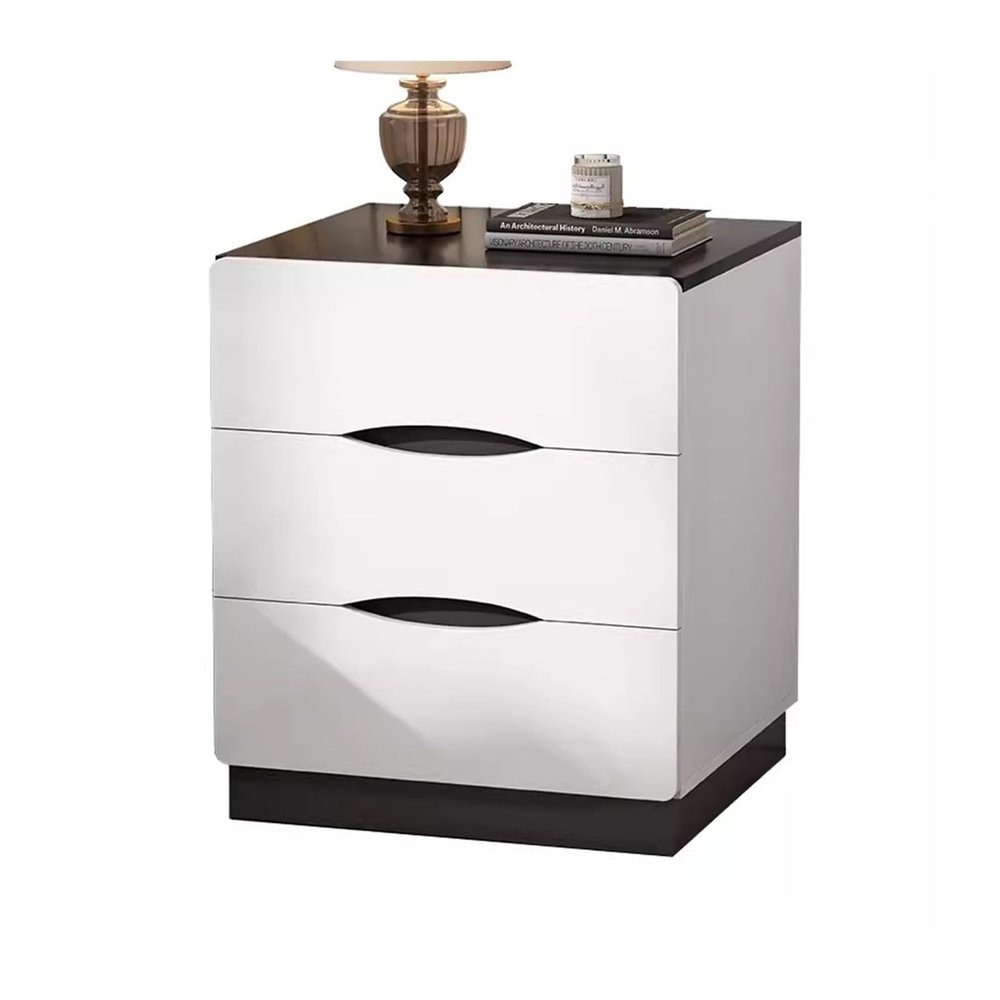 DINBOZ26X Bed Side Table Bedside Cabinet Minimalist Household Bedroom Bedside Cabinet Bed End Storage Rack Small Storage Cabinet Night Stand