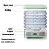 400W Food Dehydrator BPA-Free Food Dryer with 4 Large Trays Adjustable tat Food Preserver Snack Dryer Dehydrator Machine for Fruit Vegetables Meat Healthy Snacks view 4
