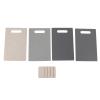 4Pcs Chopping Board Set, with Storage Stand, 11.14x7.28in, Multifunctional Design for Meat, Fruit and Vegetable, Food Grade Material, Convenient Storage, view 1