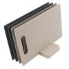 4Pcs Chopping Board Set, with Storage Stand, 11.14x7.28in, Multifunctional Design for Meat, Fruit and Vegetable, Food Grade Material, Convenient Storage, view 3