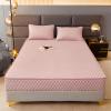 Mattress protector Double Mattress Cover Zipped Quilted Mattress Protector Single/Small Double/King Bed Mattress Topper Cover Fully Total Encasement Cover Anti-dust Washable Fitted Sheet(Bean a,160x19 view 2