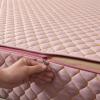 Mattress protector Double Mattress Cover Zipped Quilted Mattress Protector Single/Small Double/King Bed Mattress Topper Cover Fully Total Encasement Cover Anti-dust Washable Fitted Sheet(Bean a,160x19 view 4