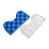 YSVQHHDV Sweeper Filter Handle 15 * 7.5cm Blue+WhiteCompatible for SamsungVacuum Cleaner DJ97-01040C Foam Rubber Dust SC4316 SC4320 SC4325,Vacuum Cleaner Accessories view 1
