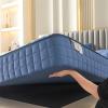 Mattress protector Double Mattress Cover Zipped Quilted Mattress Protector Single/Small Double/King Bed Mattress Topper Cover Fully Total Encasement Cover Anti-dust Washable Fitted Sheet(Blue B,150x20 view 3
