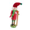 Mobestech Wooden Nutcracker Soldier Ornament Christmas Decor for Home Office Festive Centerpiece Collectible Nutcracker Figure Traditional Holiday view 1