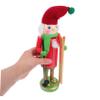 Mobestech Wooden Nutcracker Soldier Ornament Christmas Decor for Home Office Festive Centerpiece Collectible Nutcracker Figure Traditional Holiday view 4