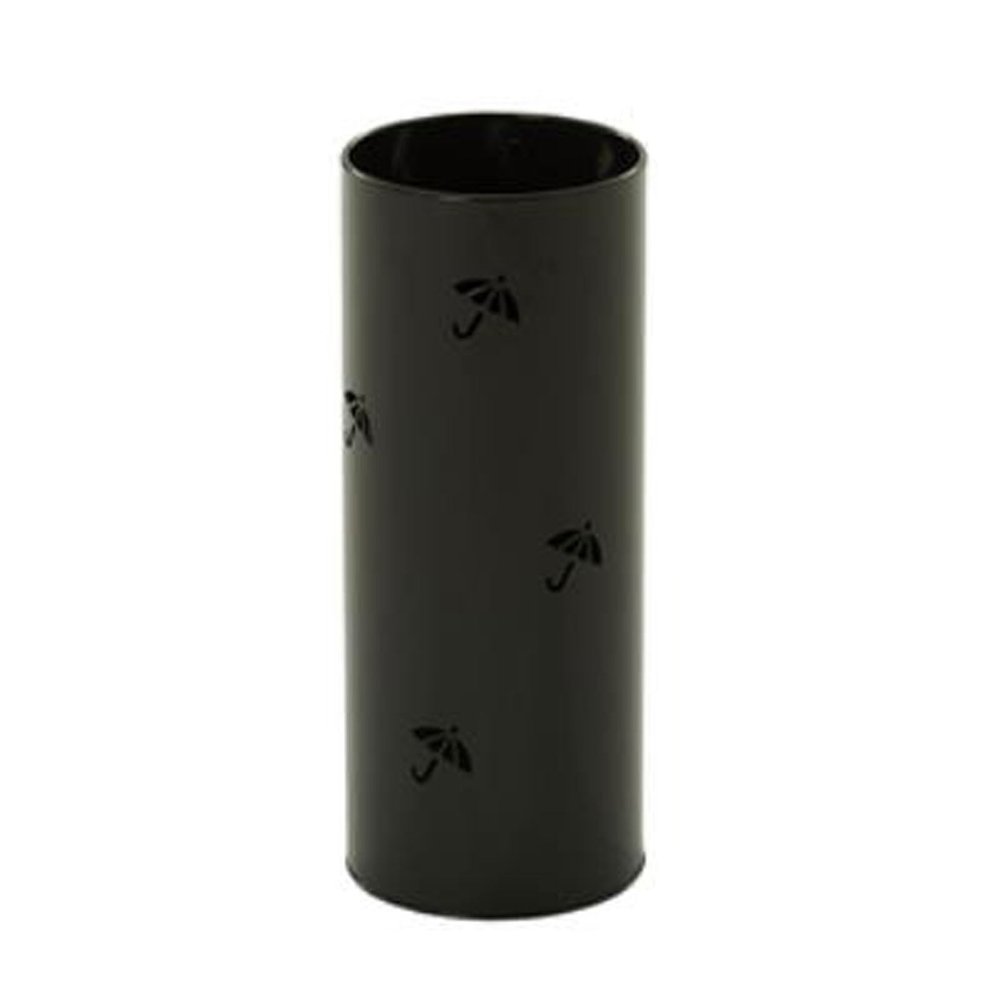 Umbrella Stand Bucket Round Umbrella Stand, Metal Umbrella Holder Storage Rack for Home Hotel Office Entryway, Umbrella Bucket with Water Tray and Hooks, for both Long and Short Umbrella Umbrella Hold