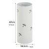 Umbrella Stand Bucket Round Umbrella Stand, Metal Umbrella Holder Storage Rack for Home Hotel Office Entryway, Umbrella Bucket with Water Tray and Hooks, for both Long and Short Umbrella Umbrella Hold view 2